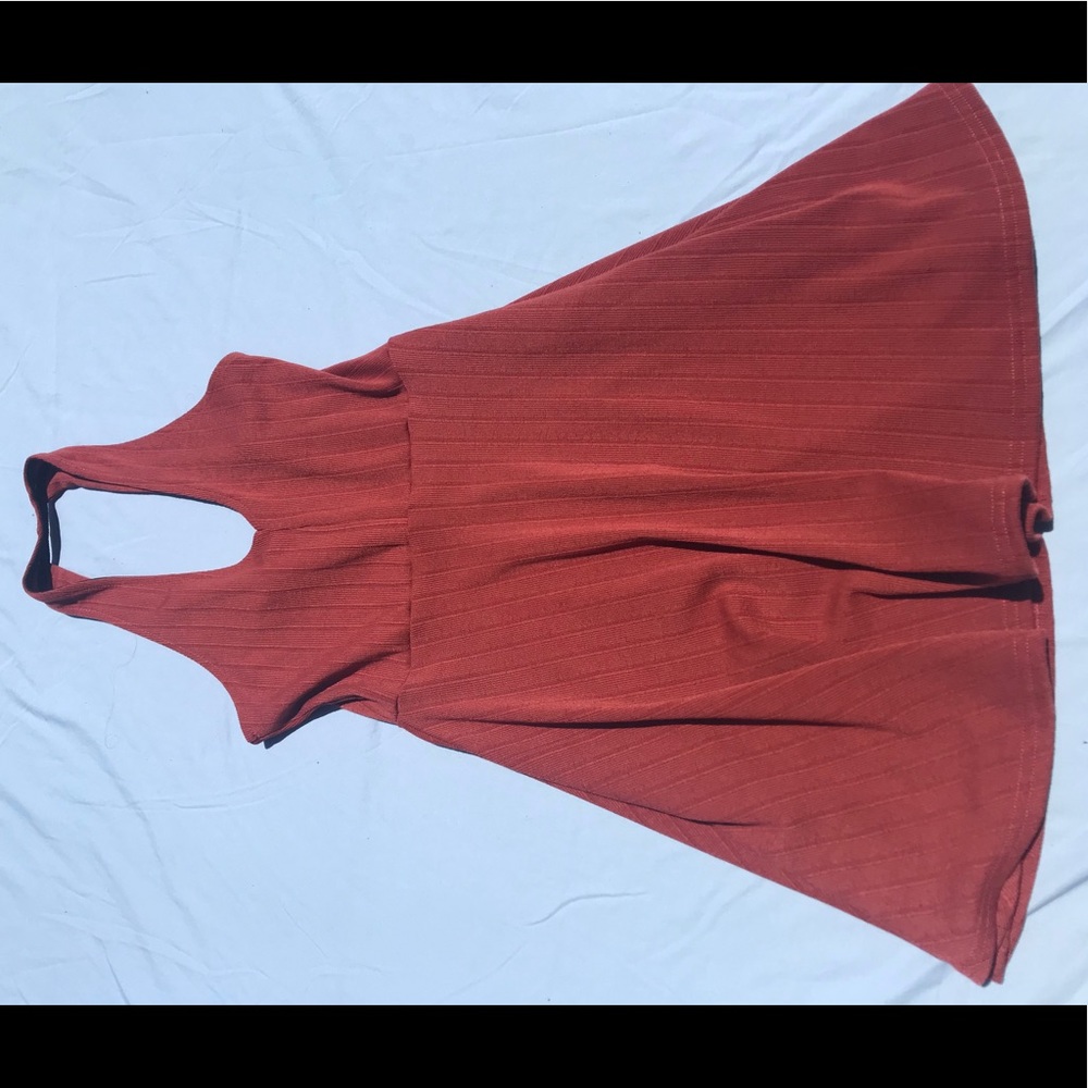 Rust colored dress